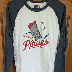 Blue and White Magpul 3/4 Baseball Shirt